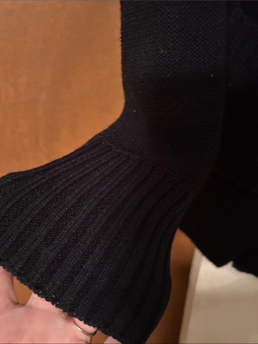 Love Chesley Women's Black Open-Front Cardigan - Picture 4 of 5